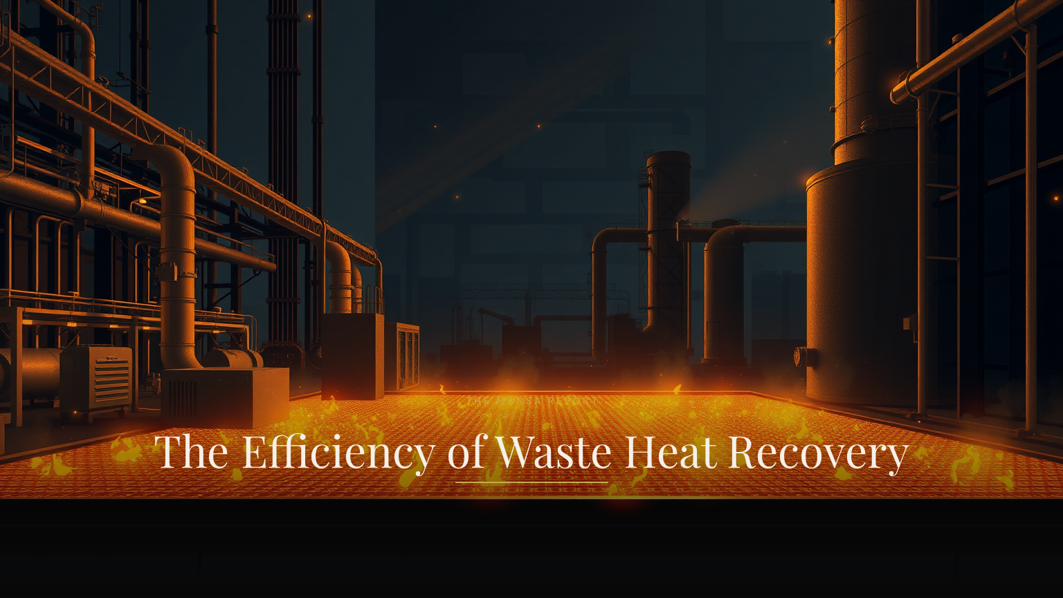 The Efficiency of Waste Heat Recovery