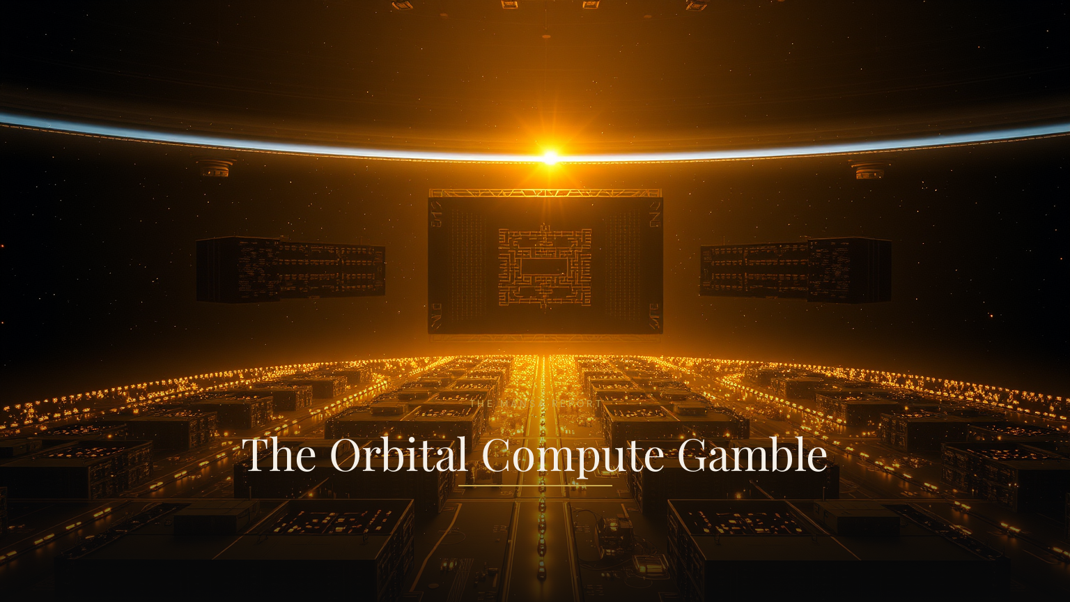 The Orbital Compute Gamble