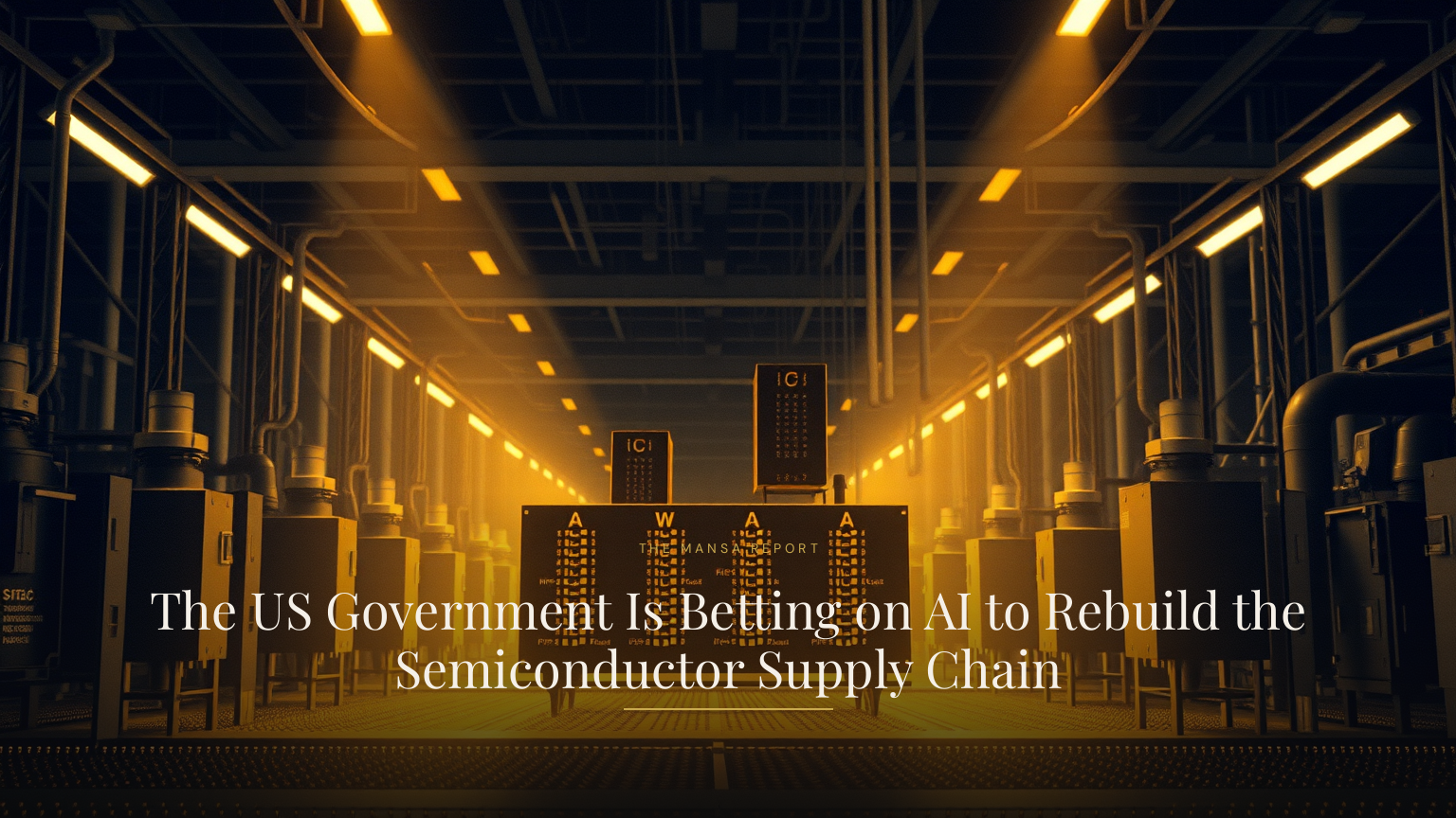 The US Government Is Betting on AI to Rebuild the Semiconductor Supply Chain